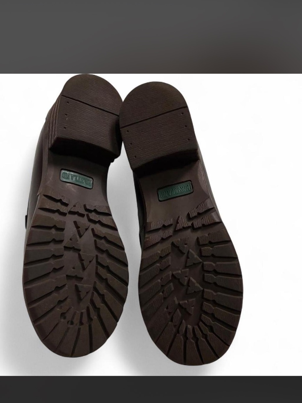 EASTLAND-Women's Holly Penny Loafers in brown with a chunky block heel- Size:6.5 - Picture 7 of 8